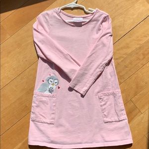 Hanna Anderson girls pink dress